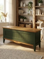 Тумба сундук Пенни грин 6020 + антик 24