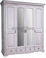 Шкаф для одежды 4д Паола БМ2.671.1.65-01 (2581-01) розовый пепел
