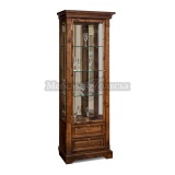 Шкаф с витриной Престиж ГМ 5906-01 (левый) беловежский орех