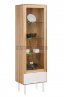 Витрина B&W 1.1C.1 R белый бейц-масло