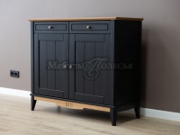 Комод буфета Пенни блэк + антик 24