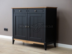 Комод буфета Пенни блэк + антик 24