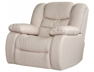 Кресло комбинированное Манчестер 1 в коже №1079+4079(0) (СП)