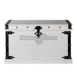 Сундук Викинг (с прямой крышкой) белый воск