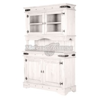 Буфет Викинг 01 белый воск