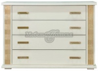 Комод Тунис П6.343.1.02 слоновая кость с золочением