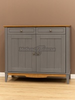 Комод буфета Пенни серый 7046 + антик 24
