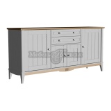 Тумба 222 Пенни белый воск + антик 24