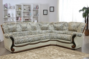 Угловой диван-кровать Изабель 2 в ткани (3мL/R.90.1R/L)