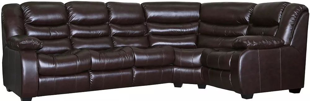 Угловой кожаный диван-кровать Манчестер 1 (3мL/R.90.1R/L). Фото �11