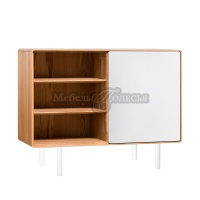 Тумба B&W 2.1.0 L белый бейц-масло