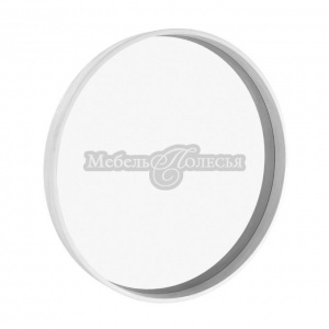 Зеркало ICONS (круглое) РВ 502 (D500), белый дуб