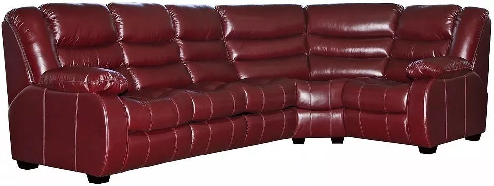 Угловой кожаный диван-кровать Манчестер 1 (3мL/R.90.1R/L). Фото �10