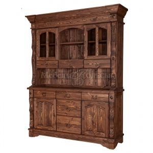 Буфет Викинг gl-05/1 с ящиками, орех