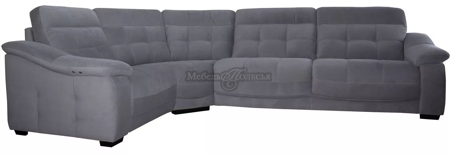 Угловой диван-кровать Мирано в ткани (3мL/R.90.1R/L). Фото �3