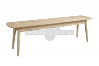 Скамья Сканди (1400) отбеленный дуб