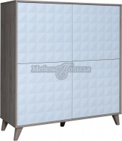 Тумба Тринити П6.114.0.04 ваниль + гикори кингстон