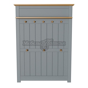 Вешалка Пенни серый 7046 + антик 24