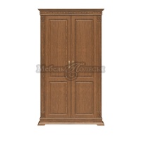 Шкаф для одежды 2д Верди Классик П1.0487.0.35 (П487.35) черешня