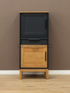 Шкаф для посуды 21 Гранада серый 7016 + антик 24