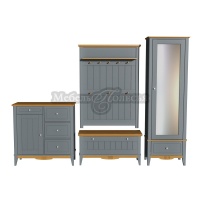 Прихожая Пенни серый 7046 + антик 24