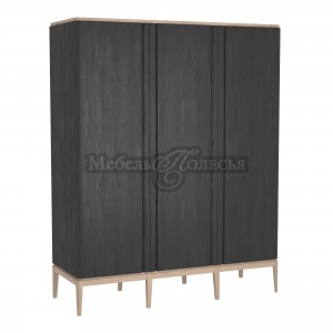 Шкаф для одежды ICONS 3 двери РВ 103, мореный дуб