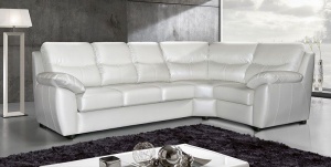 Угловой кожаный диван-кровать Плаза (3mL/R901R/L)