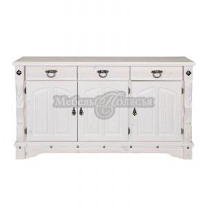 Комод Викинг gl-05/1 белый воск