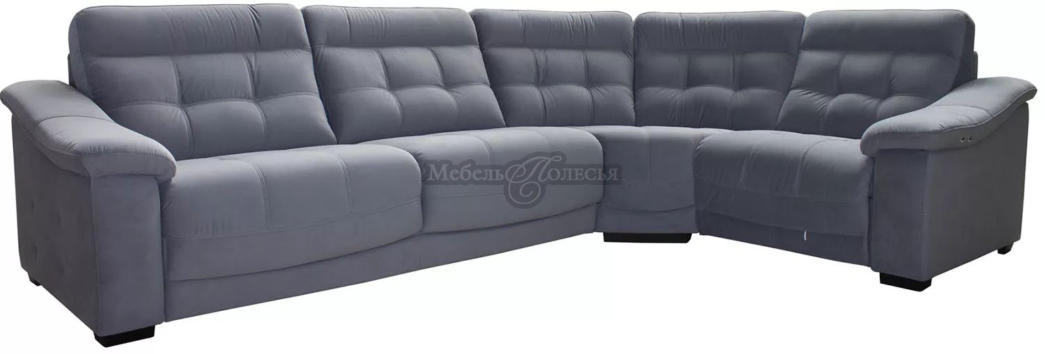 Угловой диван-кровать Мирано в ткани (3мL/R.90.1R/L). Фото �4