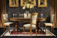 Стол обеденный Верди 3РД дуб + стулья Идальго 4