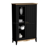 Шкаф для посуды 11 Пенни блэк + антик 24