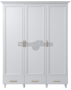 Шкаф для одежды 3Д Сати П7.057.1.16 белый