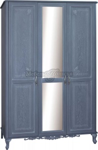 Шкаф для одежды 3д Флорентина БМ2.851.1.03-01 голубой агат