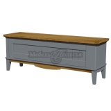 Тумба сундук Пенни серый 7046 + антик 24