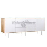 Комод B&W 4.2.6 белый бейц-масло