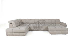 Угловой диван-кровать Россини в ткани (4АL/R.90.20М.8МR/L)