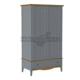  Шкаф 21 Пенни комбинированный серый 7046 + антик 24