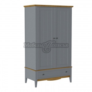  Шкаф 21 Пенни комбинированный серый 7046 + антик 24