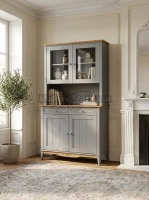 Буфет Пенни серый 7046 + антик 24