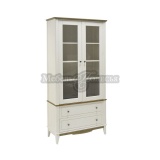 Шкаф для посуды 22 Пенни белый воск + антик 24