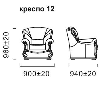 Кресло Изабель 2 в ткани (12). Фото �34