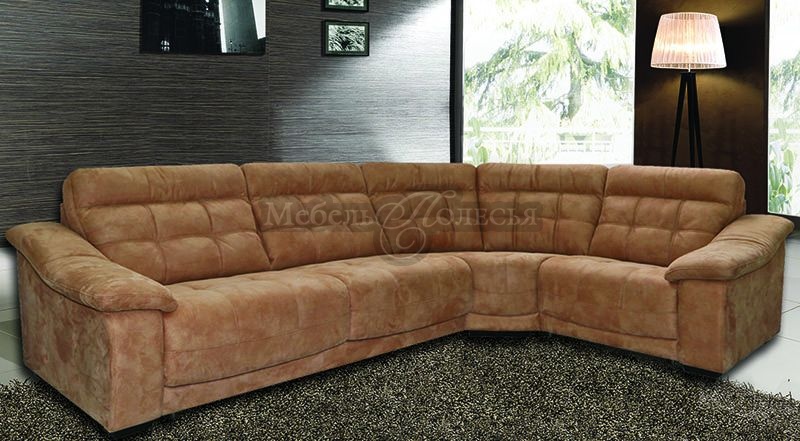 Угловой диван-кровать Мирано в ткани (3мL/R.90.1R/L)