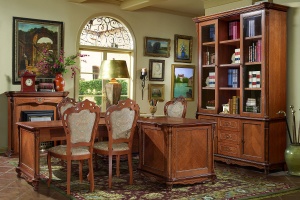 Мебель для кабинета Алези #3 античная бронза
