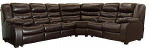 Угловой диван-кровать Манчестер 1 в коже (3мL/R.90.2R/L)