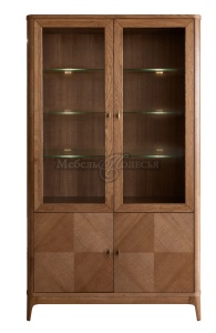 Шкаф-витрина 2д Армани П1.135.0.21 дуб альпийский