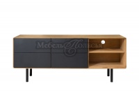 Тумба B&W ТВ2 3.0.4 R черный бейц-масло