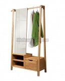 Вешалка гардеробная Доната 4 бейц-масло (дуб)