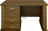 Стол письменный Тунис П6.343.2.25-01 дуб рустикаль с золочением
