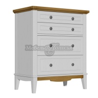 Комод 022 Пенни белый воск + антик 24