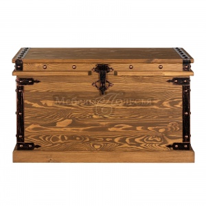 Сундук Викинг (с прямой крышкой) палисандр